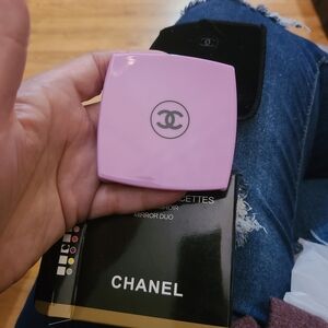 Chanel Purple Compact Mirror